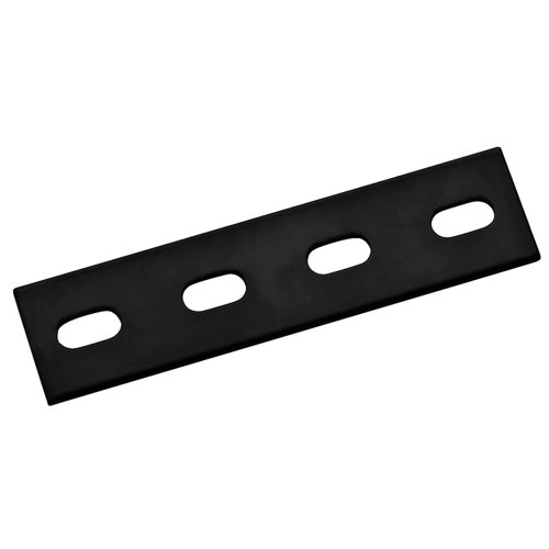 Hampton 1/8 in. H X 1-1/2 in. W X 6 in. L Black Steel Mending Plate