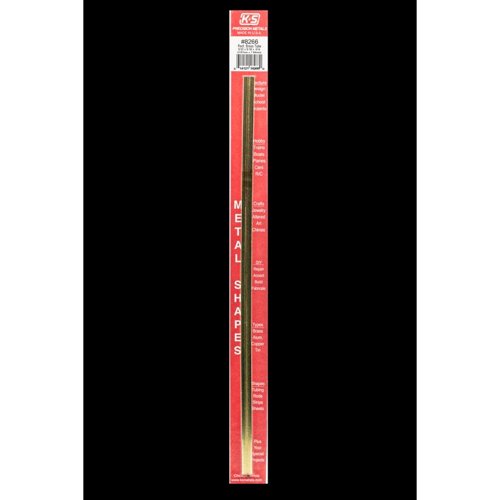 K&S 5/16 in. W X 12 in. L Rectangular Brass Tube 1 pk