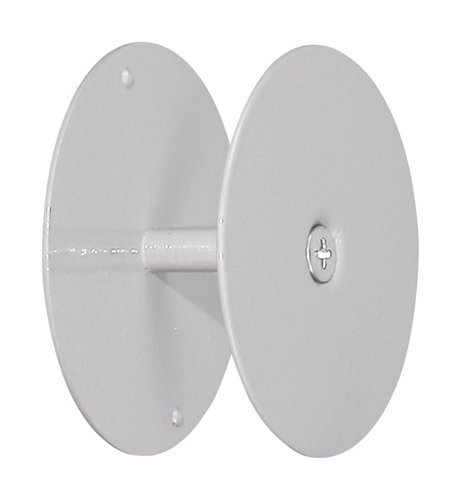 Prime-Line 2-5/8 in. D Gray Steel Hole Filler Plate 1 pk