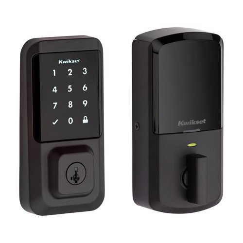 Kwikset Halo Iron Black Zinc Electronic Touch Pad Deadbolt