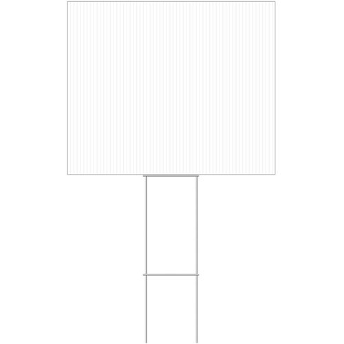 HILLMAN English White Blank Sign 20 in. H X 24 in. W
