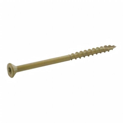 Grip-Rite PrimeGuard Plus No. 10 wire X 4 in. L Tan Star Bugle Head Exterior Deck Screws 5 lb
