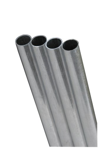 K&S 9/32 in. D X 3 ft. L Round Aluminum Tube