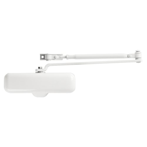 Brinks Residential White Steel Hydraulic Adjustable Door Closer