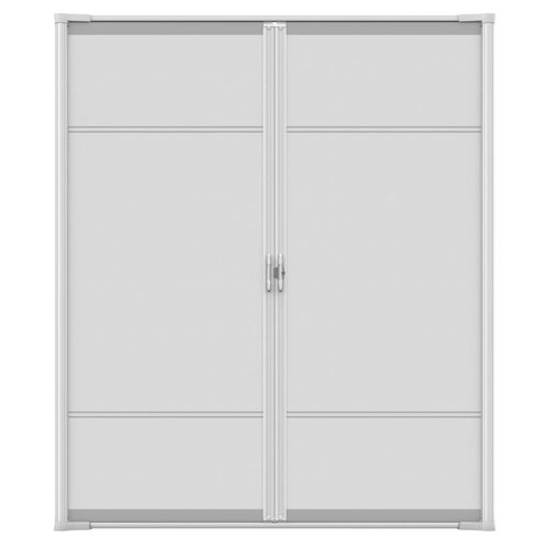 Larson Brisa 80 in. H X 72 in. W White Aluminum Screen Door