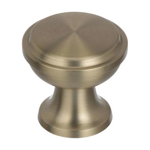 Amerock Westerly Round Cabinet Knob 1-3/16 in. D 1-3/16 in. Golden Champagne 1 pk