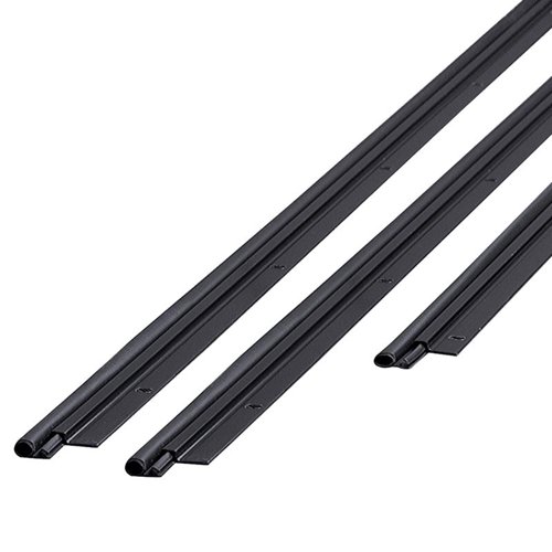 M-D BUILDING PRODUCTS Black Aluminum/Vinyl Seal For Doors 84 in. L X 1.13 in.