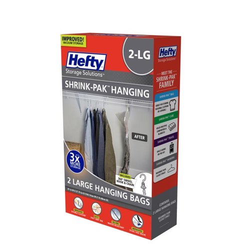 Hefty Shrink-Pak Clear Vaccum Storage Bag