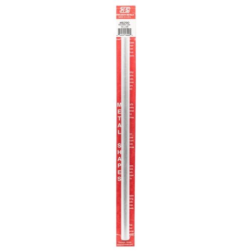 K&S 1/2 in. D X 1 ft. L Round Aluminum Tube