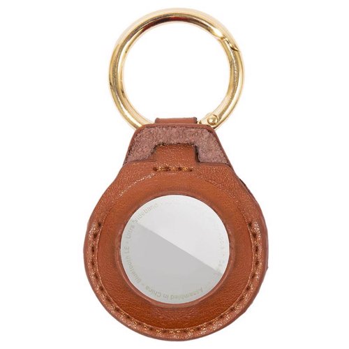 HILLMAN Sanitas Leather Assorted Black/Brown Keychain