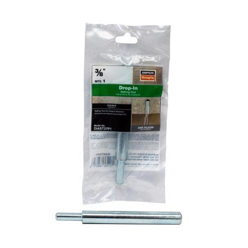 Simpson Strong-Tie .0.375 in. D X 6.25 in. L Steel Round Head Setting Tool Drop-In Anchor 1 pk