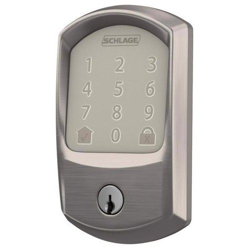 Schlage Encode Satin Nickel Metal Wi-Fi Deadbolt