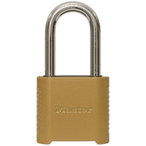 Master Lock 1.13 in. H X 2 in. W X 6.5 in. L Steel 4-Digit Combination Combination Padlock