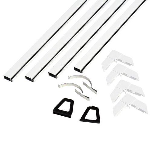 Phifer Wire White Aluminum 5/16 in. W X 48 in. L Screen Frame Kit 1 pk