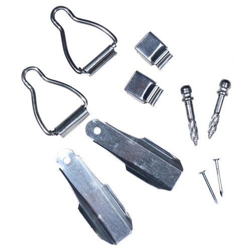 Phifer Wire Mill Silver Aluminum .438 in. W X 2.25 in. L Window Frame Fasteners 10 pk