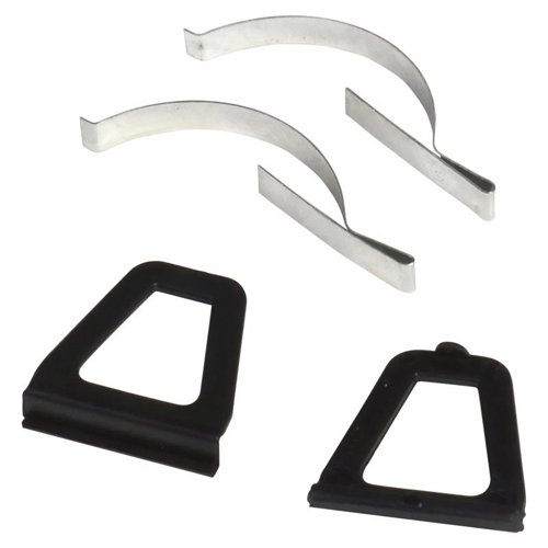 Phifer Wire Black Aluminum 3 in. W X 6 in. L Pull Tab with Corner Springs 2 pk