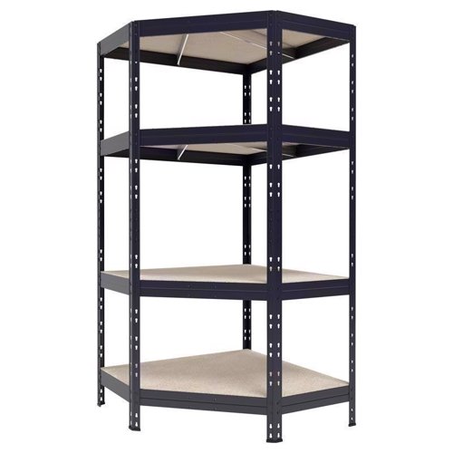 Ar Shelving Garage Corner 71 in. H X 35 in. W X 18 in. D Metal Shelving Unit