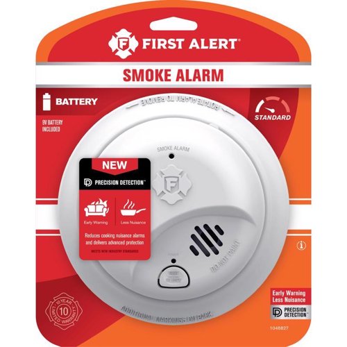 First Alert Battery-Powered Ionization Smoke Detector 1 pk