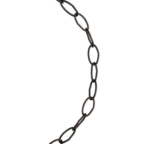 Koch Industries #10 Zinc Plated Black Steel Decorative Chain 0.175 in. D 122 in.