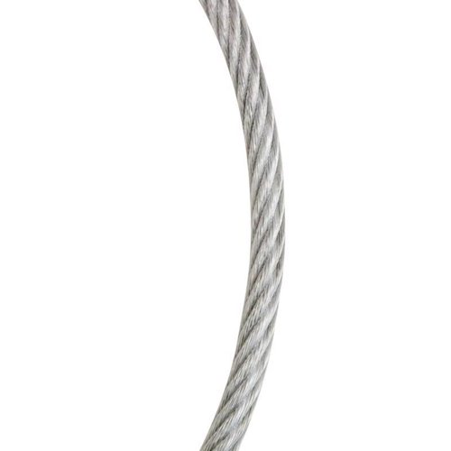 Koch Industries 1/8-3/16 in. D X 250 ft. L Galvanized Clear Vinyl Coated Wire Rope Cable