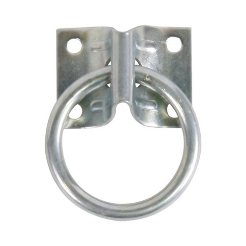 Koch Industries Large Zinc-Plated Silver Steel 2 in. L Hitching Ring 1 pk