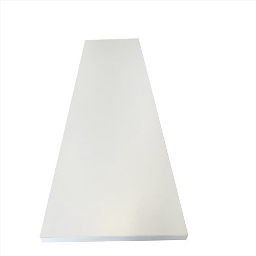 NB 0.63 in. H X 10 in. W X 47.6 in. D White Wood Shelf Board