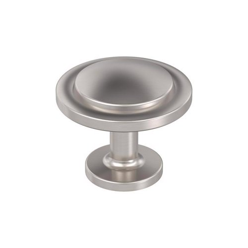 Amerock Everyday Basics Loop Round Cabinet Knob 1-3/16 in. D 1 in. Satin Nickel 1 pk