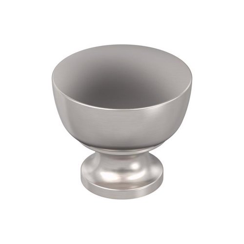 Amerock Everyday Basics Chalice Round Cabinet Knob 1-1/4 in. D 1-1/8 in. Satin Nickel 1 pk