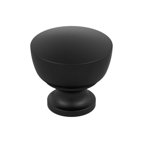 Amerock Everyday Basics Chalice Round Cabinet Knob 1-1/4 in. D 1-1/8 in. Matte 1 pk