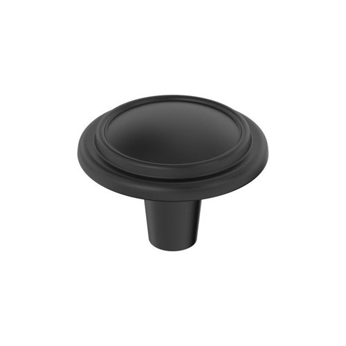 Amerock Everyday Basics Hatfield Round Cabinet Knob 1-1/4 in. D 7/8 in. Matte 1 pk