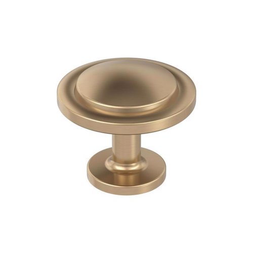 Amerock Everyday Basics Loop Round Cabinet Knob 1-3/16 in. D 1 in. Champagne Bronze 1 pk