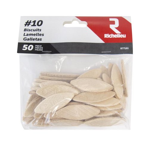 Richelieu Flat Wood Plate Joining Biscuits 2.25 in. L 50 pk Natural