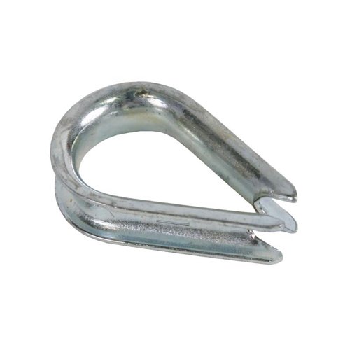 Koch Industries Zinc-Plated Steel 5/8 in. D Wire Rope Thimble