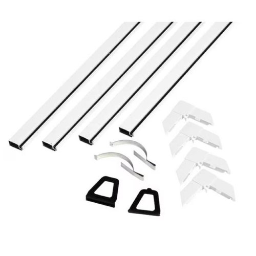 Phifer Wire White Aluminum 36 in. W X 36 in. L Screen Frame Kit 1 pk