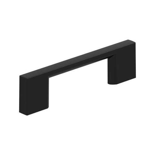 Amerock Cityscape Contemporary Cabinet Pull 3 in. Matte Black Black 1 pk