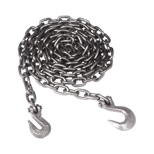 Koch Industries .375 in. Welded Carbon Steel Log Chain Assembly .375 in. D X 14 ft. L