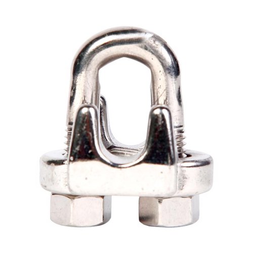 Koch Industries Polished Stainless Steel Wire Rope Clip