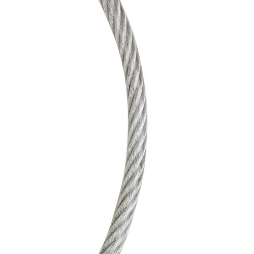 Koch Industries 1/8-3/16 in. D X 50 ft. L Galvanized Clear Vinyl Coated Wire Rope Cable