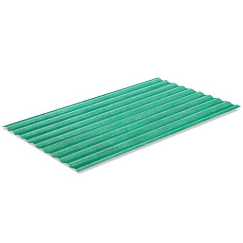 Sequentia Weatherglaze Crane Composites 120 in. H X 26 in. W 550 Green Fiberglass Panel