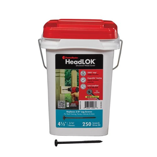 FastenMaster Headlok 4-1/2 in. L Torx Ttap T30 Coarse Structural Wood Screws 1 pk