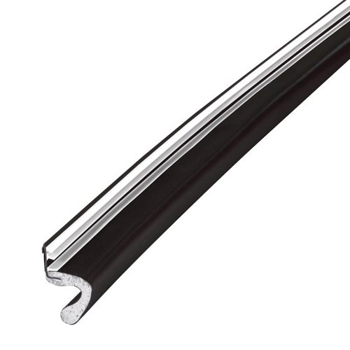 M-D BUILDING PRODUCTS Black Foam/Vinyl Weatherstrip For Doors 81 in. L X 0.5 in.