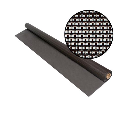 Phifer SunTex 48 in. W X 84 in. L Black Polyester Sun Screen Cloth