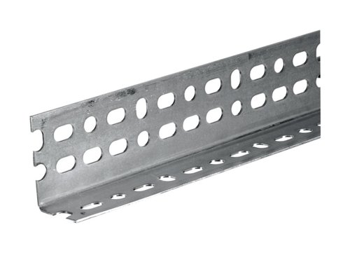 SteelWorks 0.075 in. X 2-1/4 in. W X 72 in. L Zinc Plated Steel Slotted Angle