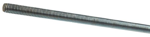 SteelWorks 7/16 in. D X 72 in. L Zinc-Plated Steel Threaded Rod