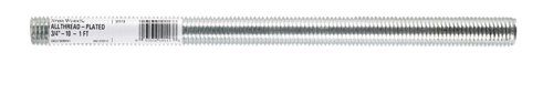 SteelWorks 3/4 in. D X 12 in. L Low Carbon Steel Threaded Rod