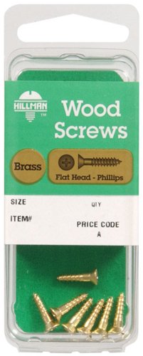 HILLMAN No. 6 X 1-1/4 in. L Phillips Coarse Wood Screws 1 pk
