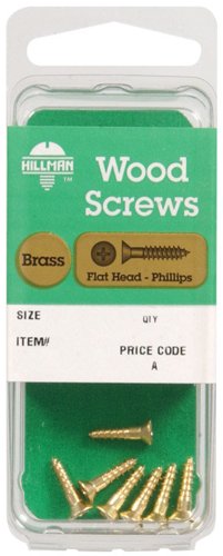 HILLMAN No. 8 X 1 in. L Phillips Coarse Wood Screws 1 pk