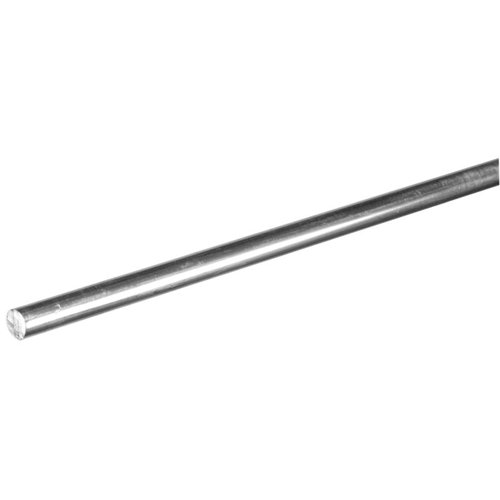 SteelWorks 48 in. L X 0.375 in. D Aluminum Rod 1 pk