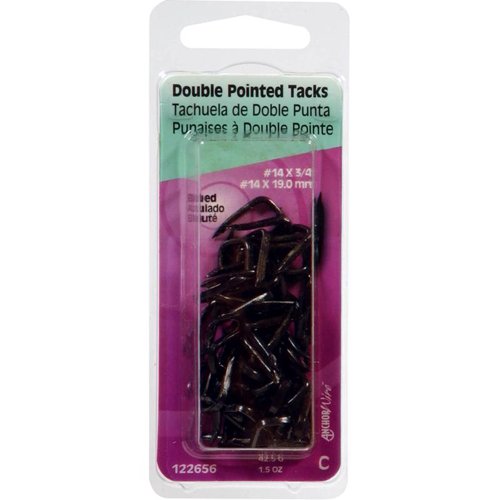 HILLMAN Anchor Wire No. 14 X 3/4 in. L Blue Steel Double Point Tacks 1 pk