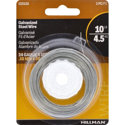 HILLMAN 100 ft. L Galvanized Steel 24 Ga. Hobby Wire